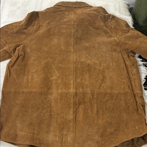 Allison Woods Suede Vintage 90s Button Down Western Jacket Size XL NWOT - Picture 6 of 15